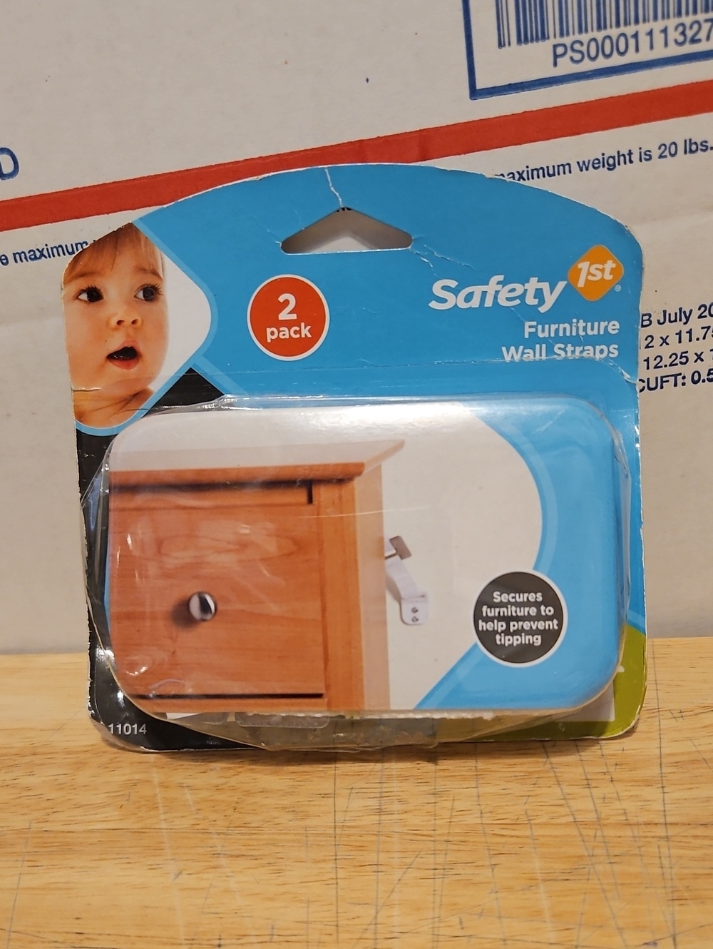 Safety 1st  Furniture Wall Strap, White (2 /pack)